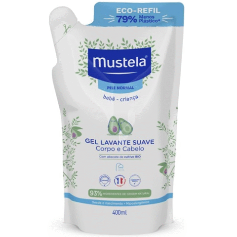 Mustela Refil Gel Lavante Suave 400ml