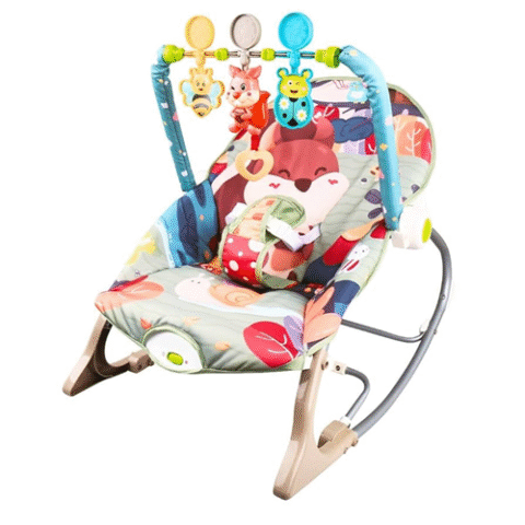 Cadeira de Descanso e Balanço Musical Esquilo Funtime Maxi Baby