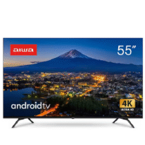 Smart TV AIWA 55” Android 4K Borda Ultrafina Dolby Vision&Atmos AWS-TV-55-BL