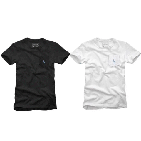 Camiseta Bolso Cb Pica-pau Xadrez Reserva (2 cores)