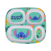 Prato Divisórias 24cm Disney Stitch