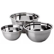 Conjunto de Tigelas Brinox Suprema 3 Peças Aço Inox
