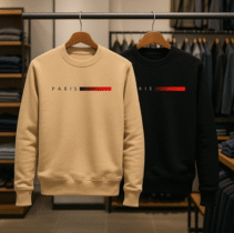 Moletom Masculino Gola Careca Flanelado Paris