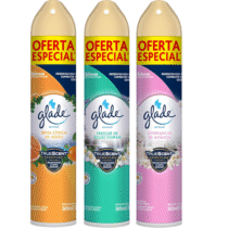 Odorizador Glade Aerossol Spray 360ml (3 opções)