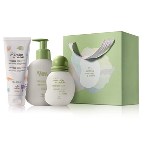 Presente Natura Mamãe e Bebê Momento Chá de Bebê (3 produtos)