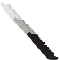Kit Com 10 Pares De Meias Unissex Cano Invisível Lupo