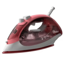 Ferro Oster Passar Roupa Elétrico Vapor Aeroceramic Rosa