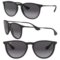 Ray-Ban Óculos de Sol Erika Metal 0RB4171L Preto