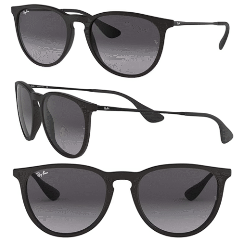 Ray-Ban Óculos de Sol Erika Metal 0RB4171L Preto