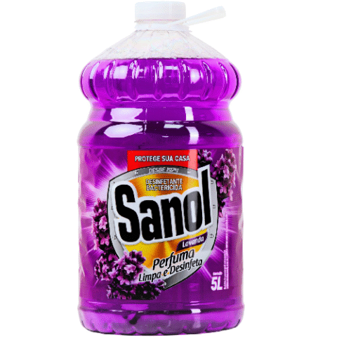 Sanol Desinfetante Líquido Para Uso Geral Lavanda 5L