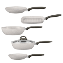 Seleção Frigideiras Brinox Ceramic Life Suprema Vanilla