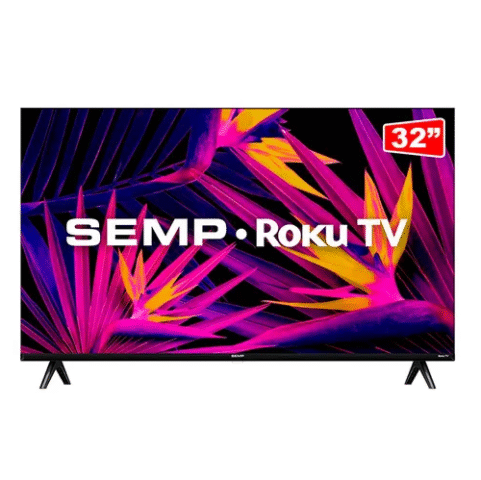 Smart TV 32 SEMP Roku TV R6610 Hd Wi-fi Dual Band