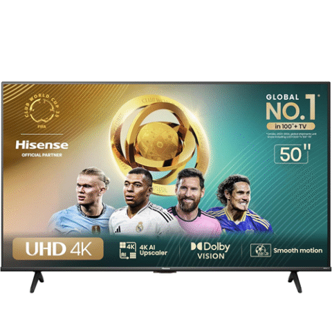 Smart TV Hisense 50″ UHD 4K DLED com HDR10+ Dolby Vision Controle por Voz Alexa