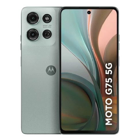 Smartphone Moto G75 5G 256GB Vegan Leather Cinza
