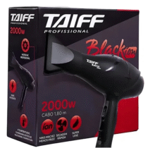 Taiff Black Ion Secador De Cabelo Profissional 2000w Preto