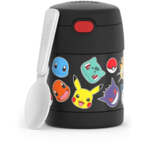 Thermos Pokémon Pote Térmico Infantil Isolado a Vácuo Aço Inoxidável 290ml