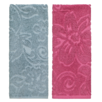 Toalha de Banho Jacquard 100% Algodão Teka Florença Azul ou Rosa