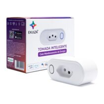 Tomada Inteligente Wi-Fi Ekaza compatível com Alexa e google Assistente