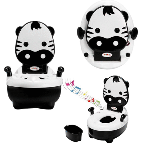 Troninho Musical Desfralde Zebra Replay Kids