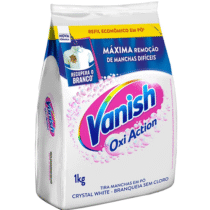 Vanish Tira Manchas Em Pó Crystal White Oxi Action 1Kg