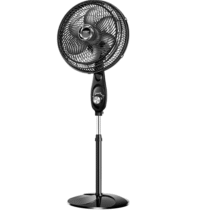 Ventilador de Coluna 30cm Turbo Mondial 50W Preto/Prata