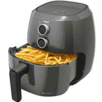 WAP Fritadeira Elétrica Air Fryer Family 4 Litros Cinza
