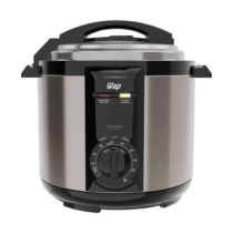WAP Panela de Pressão Elétrica em Inox 5L Revestimento Antiaderente c/ 9 Dispositivos de Segurança 127V