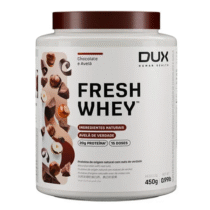 Whey Protein Fresh Whey Dux Nutrition 450g Chocolate e Avelã