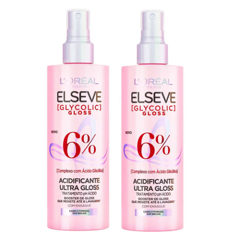 2 Unidades Elseve Acidificante Capilar Glycolic Gloss 200ml