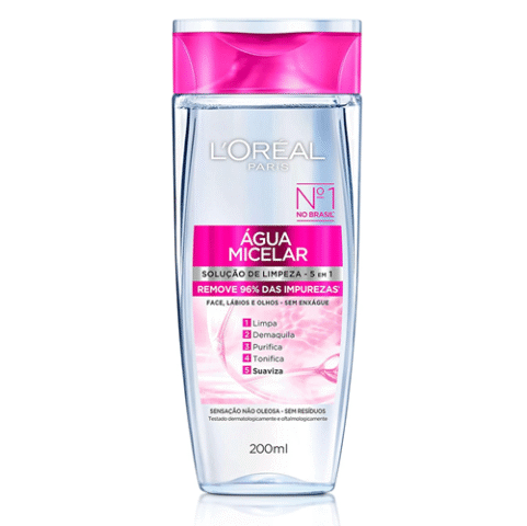 Água Micelar 5 em 1 L’Oréal 200ml