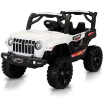 Jipe Elétrico Aventura Infantil 12v Recarregável Bang Toys Branco