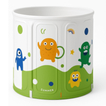 Banheira/Ofurô Infantil PVC Oxford 70cm Dobravel Com Almofada Inflável e Mangueira de Dreno 1 A 6 Anos