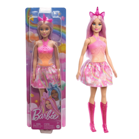 Barbie Unicórnio Um Toque De Mágica Mattel