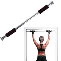 Barra para Flexão Exercícios Treino Regulável 62 A 100cm Fixa