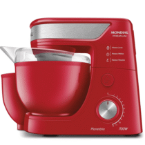 Batedeira Planetária Mondial 700W Vermelho/Inox 110V
