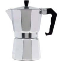Cafeteira Expresso Italiana Aluminio para 6 Cafézinhos Prata Mimo Style 300ml