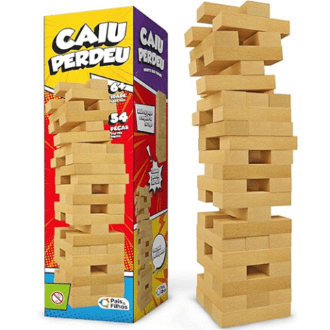 Caiu Perdeu 54 Peças Pais & Filhos