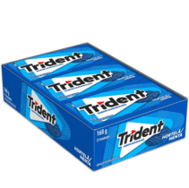 Caixa 21 Unidades Chiclete Trident Hortelã Sem Açúcar 8g Caixa 21 Unidades Chiclete Trident Hortelã Sem Açúcar 8g