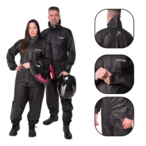 Conjunto Capa de Chuva Impermeável Motoqueiro Pioneira