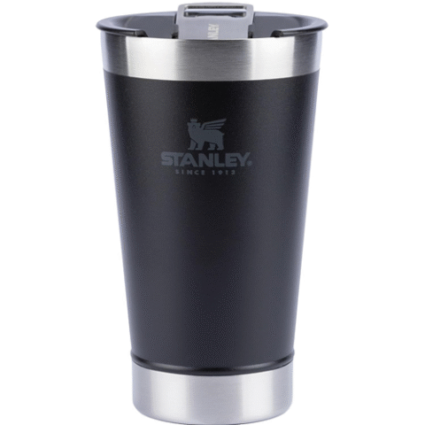 Copo Térmico Stanley com tampa 473ml Black