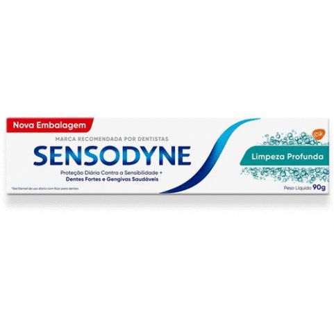 Creme Dental Sensodyne Limpeza Profunda 90g