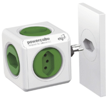 ELG Adaptador Múltiplo Bivolt 5 Tomadas PowerCube com Disjuntor Integrado de 10A