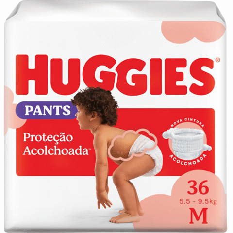 Fralda Huggies Supreme Care Roupinha M 36 Unidades