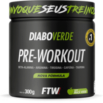 FTW Pré-Treino Diabo Verde 300g Maça Verde