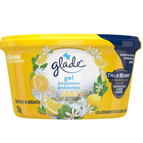 Glade Desodorizador Gel Pequenos Ambientes Citrus 70g