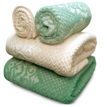 Jogo de Banho 4 Peças Corttex Louise Jacquard Alta Absorção Algodão (5 cores)
