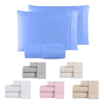 Jogo Lençol 03 Peças Queen Ponto Palito 100 % Percal (6 cores)