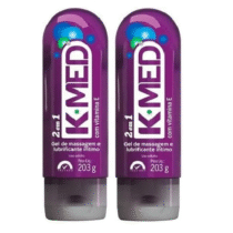 Kit 2 Unidades K-Med 2 Em 1 Gel De Massagem E Lubrificante Íntimo