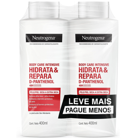 Kit 2 Unidades Neutrogena Hidratante Corporal Body Care Intensive Hidrata&Repara 400ml Kit 2 Unidades Neutrogena Hidratante Corporal Body Care Intensive Hidrata&Repara 400ml