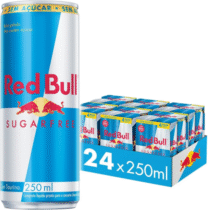 Kit 24 Unidades Bebidas Energéticas Red Bull Energy Drink Sem Açúcar 250ml